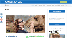 Desktop Screenshot of camelmilkusa.com